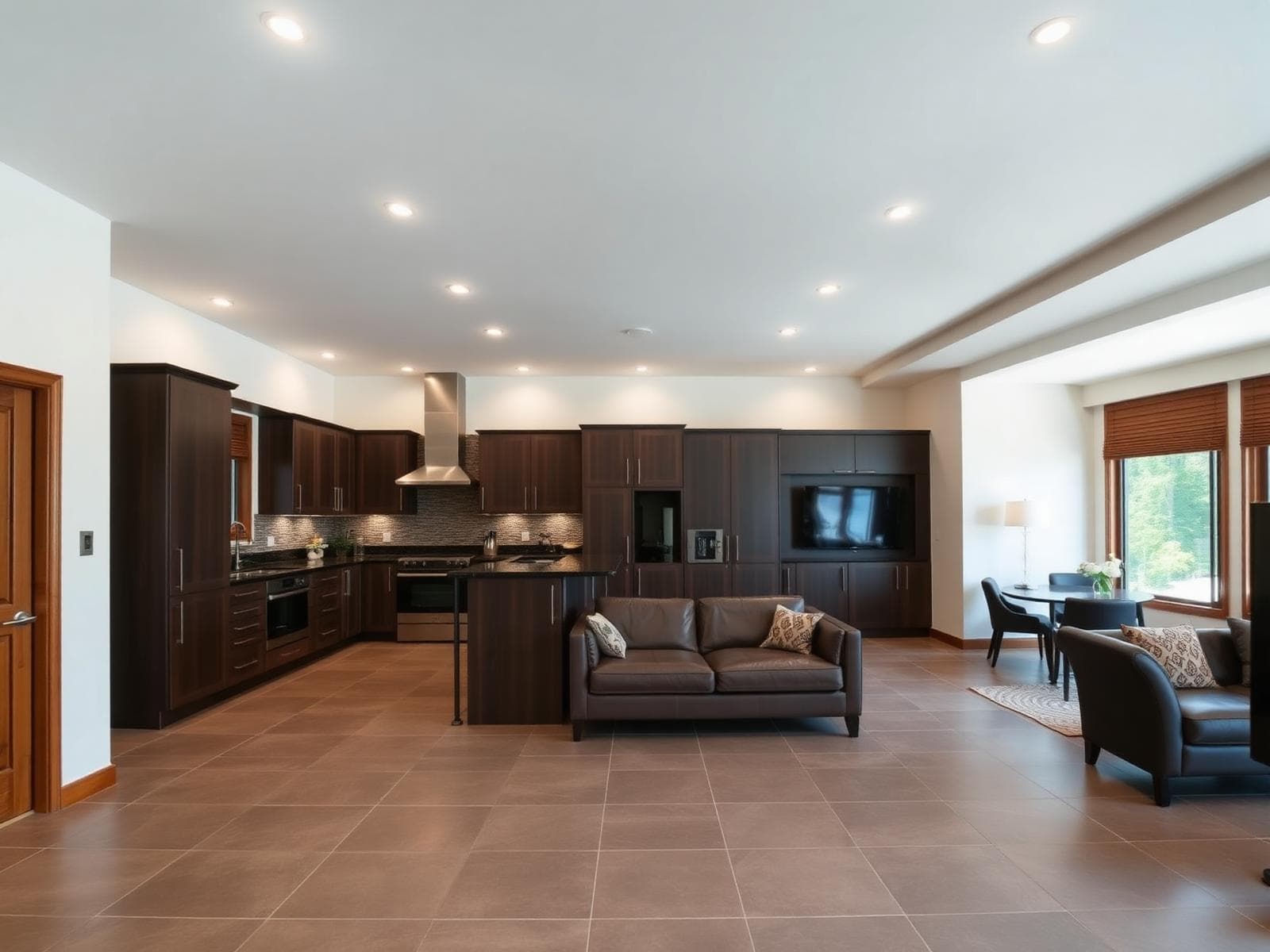 Dezelfde ruimte na de renovatie door Taelman Renovaties
